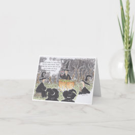 Tarjeta de cocina de Halloween