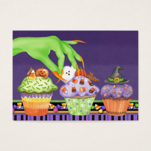 Tarjeta de cocina para pasteles de Halloween - SRF
