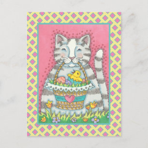 TARJETA DE COCINA Y PASTEL, TARJETA DE POSTAL DE F