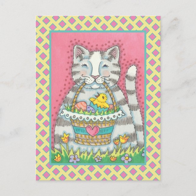TARJETA DE COCINA Y PASTEL, TARJETA DE POSTAL DE F (Anverso)