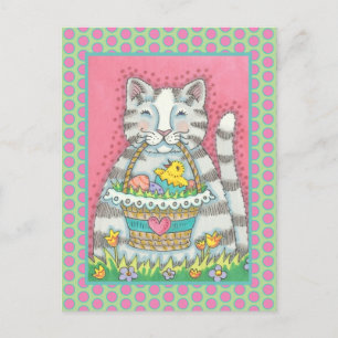 TARJETA DE COCINA Y PASTEL, TARJETA DE POSTAL DE F