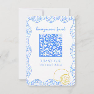Tarjeta de código QR de la Dolce Vita Amalfi Honey