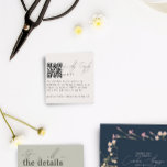 Tarjeta de código QR de marfil mínimo moderno RSVP<br><div class="desc">Diseñar para coincidir con la Colección Carolina. Con una tipografía de escritura única con un toque moderno en marfil / crema. Más piezas coincidentes en la colección.</div>