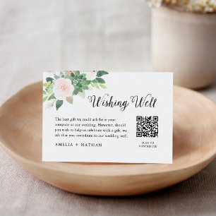 Tarjeta de código QR del Fondo de luna de miel par