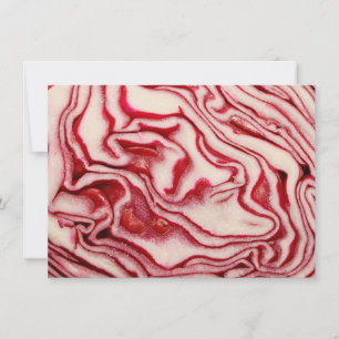 Tarjeta de col roja