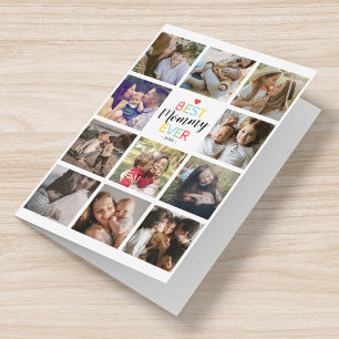 Tarjeta de Colaje de Fotos del Día de la Madre