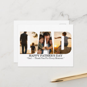 Tarjeta de colaje de fotos personalizadas para el