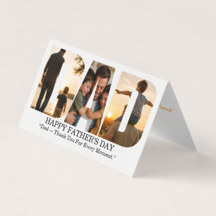Tarjeta de Colaje de Fotos Personalizadas para el