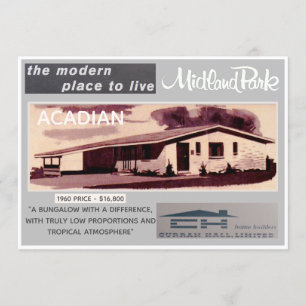 Tarjeta de colección de modelos Midland Park House