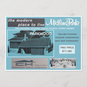 Tarjeta de colección de modelos Midland Park House