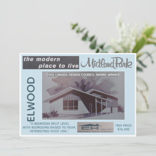 Tarjeta de colección de modelos Midland Park House