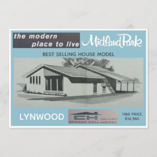 Tarjeta de colección de modelos Midland Park House