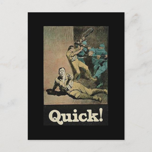 Tarjeta de coleccionista de la Primera Guerra Mund (Anverso)