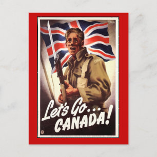 Tarjeta de coleccionistas WW1 1914 CANADA PROPAGAN