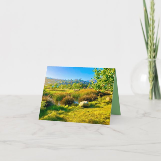 Tarjeta de Colinas de Lush Creek (Anverso)