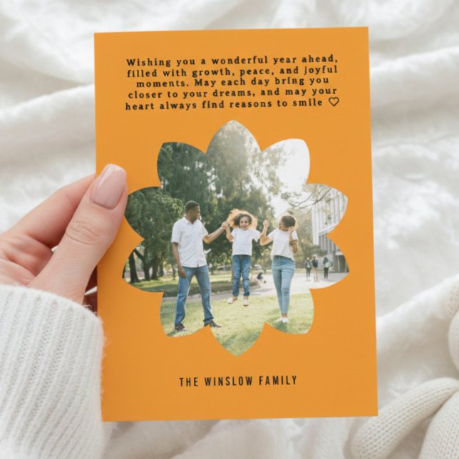 Tarjeta de Collage de Fotos de Feliz Año Nuevo Mod (Subido por el creador)