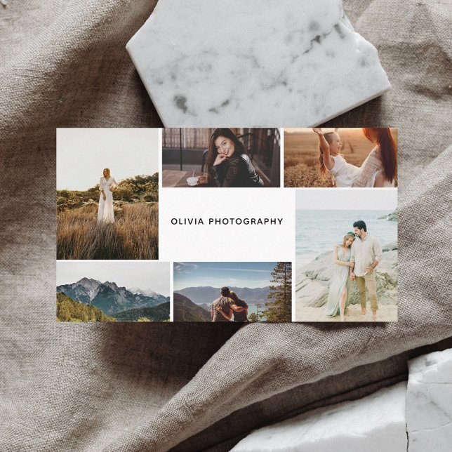 Tarjeta de collage de fotos moderna (Subido por el creador)