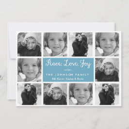 Tarjeta de Collage de fotos para navidades | Vacac