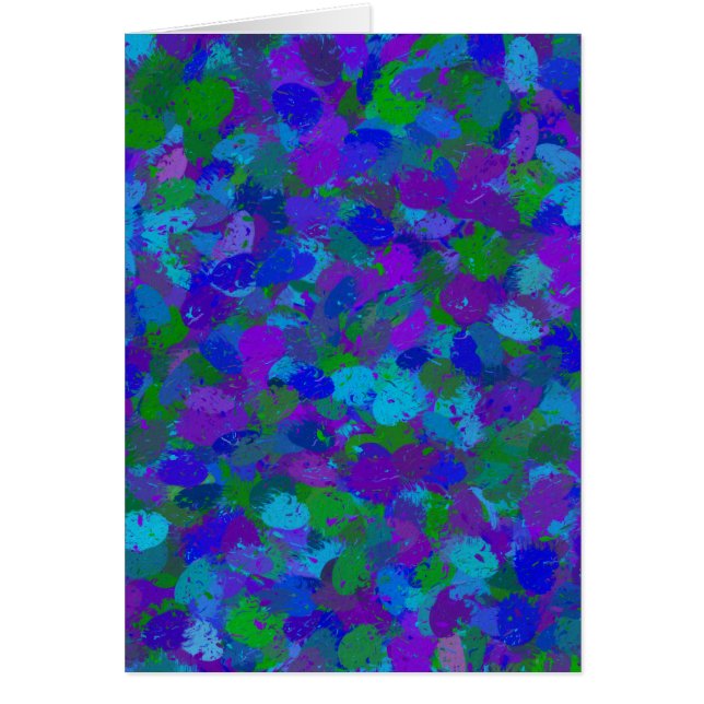 Tarjeta de color Peacock (Frente)