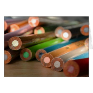 Tarjeta de colores creativos