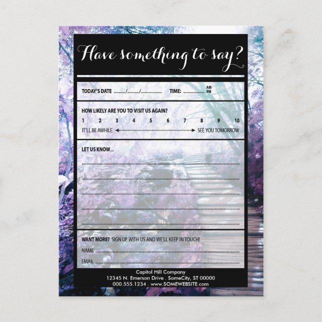 tarjeta de comentario (epígrafe 1) (Anverso)