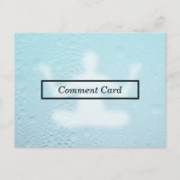 tarjeta de comentarios para desenfoque de yoga