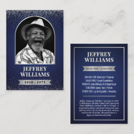 Tarjeta de comercio de antepasado personalizado, t