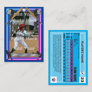 Tarjeta de Comercio de Béisbol Miami Frt - Estadís