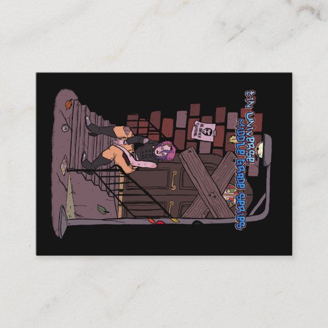 Tarjeta de comercio de grado medio de la serie del (Anverso)