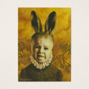 Tarjeta de comercio del artista del conejito ACEO
