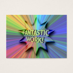 Tarjeta de comercio fantástica del trabajo ACEO