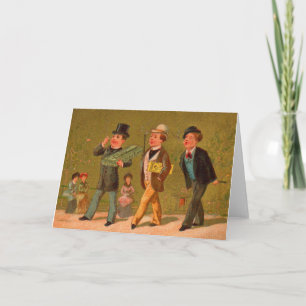 Tarjeta de comercio victoriana cigarrillos Little