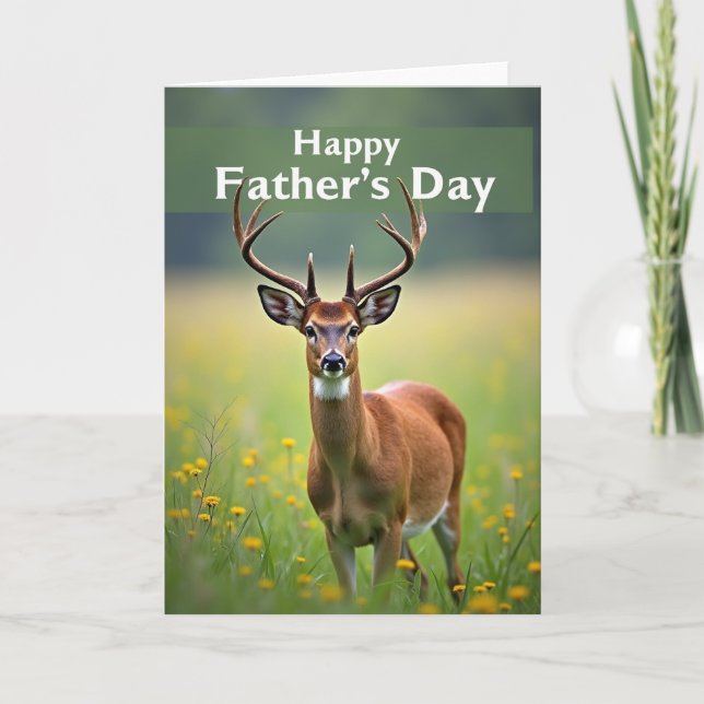 Tarjeta de Cómic para el Día del Padre Gentil (Anverso)