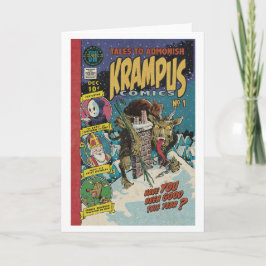 Tarjeta de cómics de Krampus