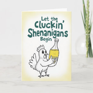 Tarjeta de Comienzo de Travesuras Cluckin