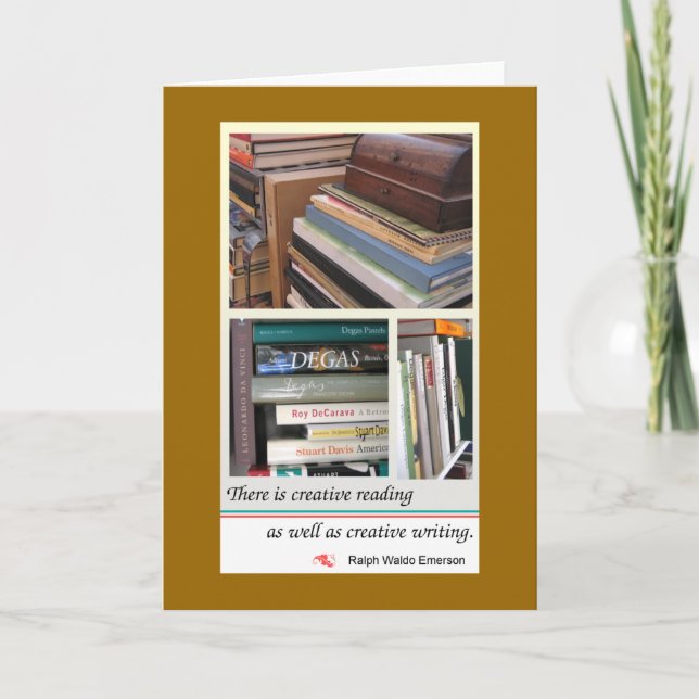 Tarjeta de comillas de lectura creativa (Anverso)