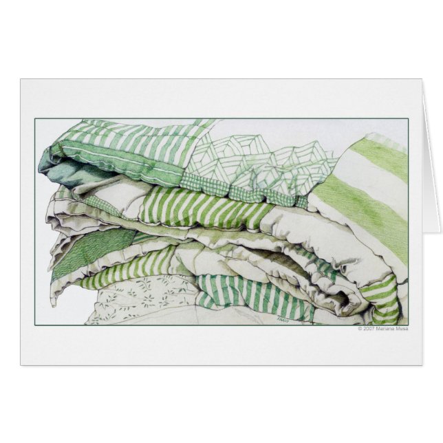 Tarjeta de Comodidad Verde (Anverso (Horizontal))