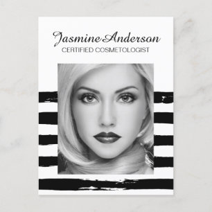 Tarjeta de comp de artista de maquillaje de Person