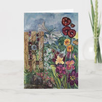 Tarjeta de Compatía "Jardín de Oración con Rosario