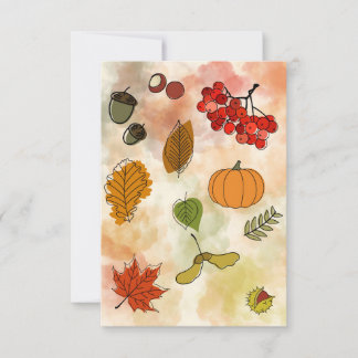 Tarjeta de compensación de otoño