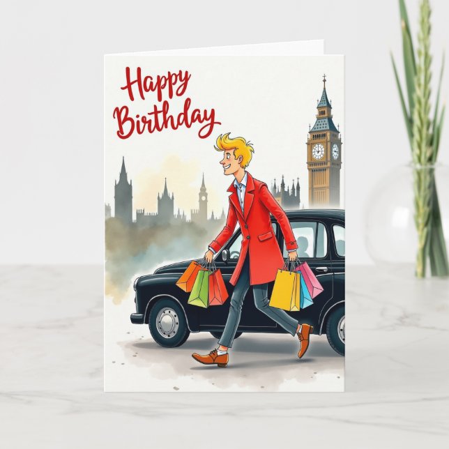 Tarjeta de Compras Urbanas Alegres (Anverso)