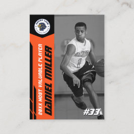 Tarjeta de compraventa de baloncesto MVP Naranja T