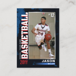 Tarjeta de compraventa de baloncesto, tarjeta de j