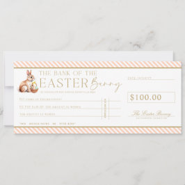 Tarjeta de comprobador de cheques de pascua