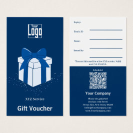 Tarjeta de comprobador de regalo de empresa de ser