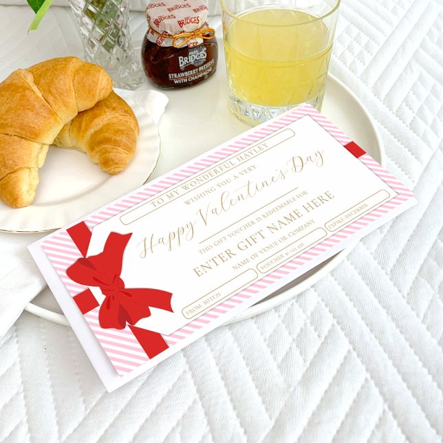 Tarjeta de comprobador de regalo del El día de San (Subido por el creador)