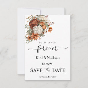Tarjeta de Compromiso de Boda