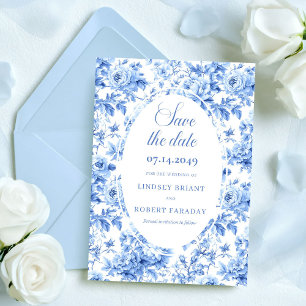 Tarjeta de compromiso de boda con toile de rosas d