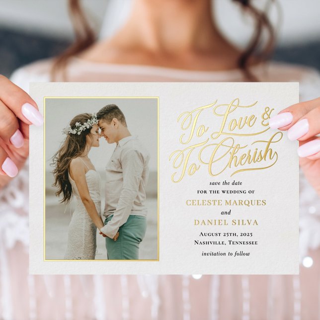 Tarjeta de Compromiso de Boda de Amor y Atesora FO (Subido por el creador)