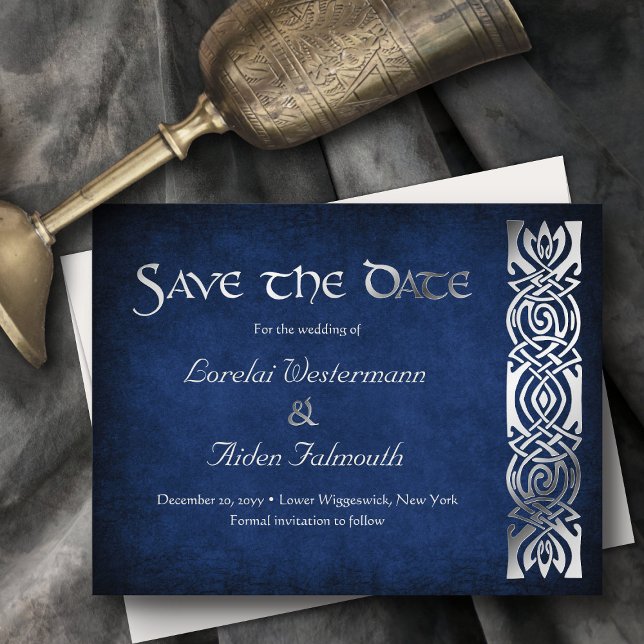Tarjeta de compromiso de boda medieval de fantasía (Subido por el creador)